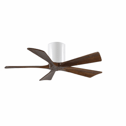 Matthews IR5H-WH-42 Irene Modern Gloss White Interior/Exterior 42" 5 Blade Hugger-style Paddle Ceiling Fan