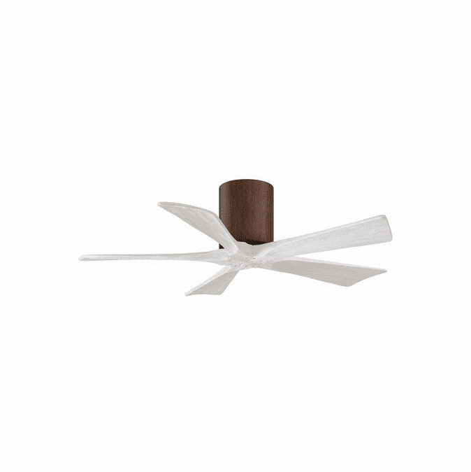 Matthews IR5H-WN-MWH-42 Irene Contemporary Walnut Tone 42" Ceiling Fan