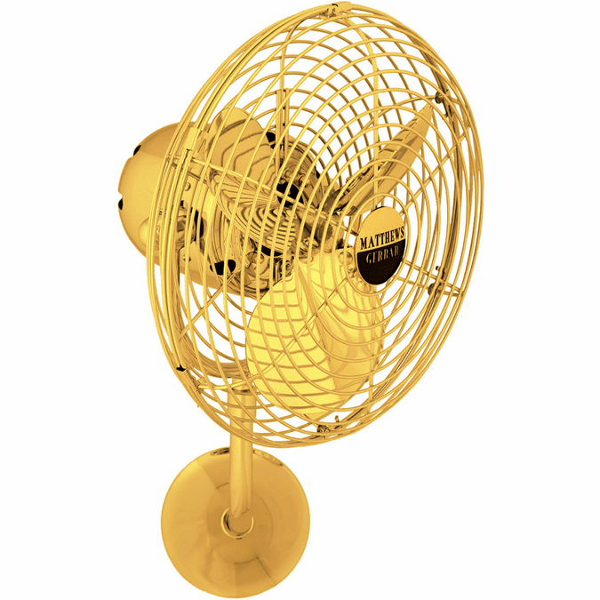 Matthews MP-GOLD-MTL Michelle Parede Contemporary Ouro Wall Fan