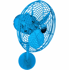 Matthews MP-LTBLUE-MTL Michelle Parede Modern Agua Marinha Wall Fan