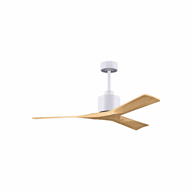 Matthews NK-MWH-LM-52 Nan Contemporary Matte White 52" Home Ceiling Fan