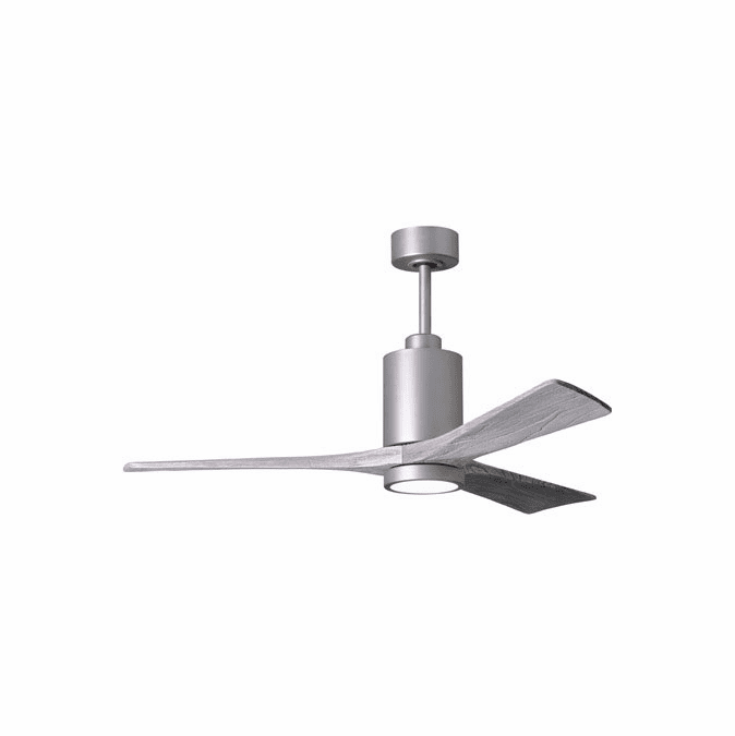Matthews PA3-BN-BW-52 Patricia Modern Brushed Nickel LED 52" Home Ceiling Fan