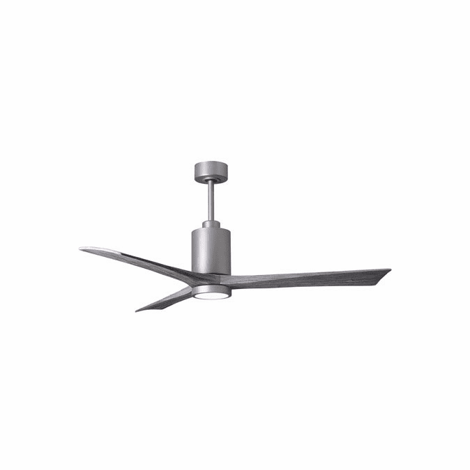 Matthews PA3-BN-BW-60 Patricia Modern Brushed Nickel LED 60" Home Ceiling Fan