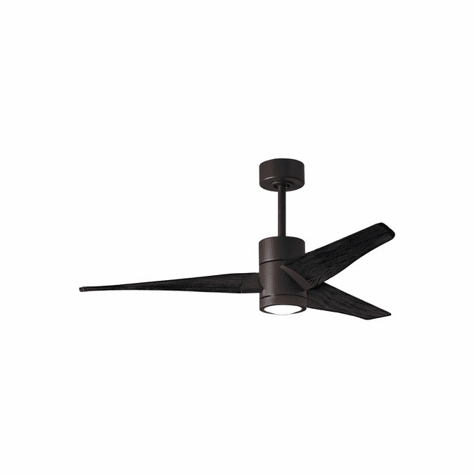 Matthews SJ-TB-BK-52 Super Janet Modern Textured Bronze LED 52" Home Ceiling Fan