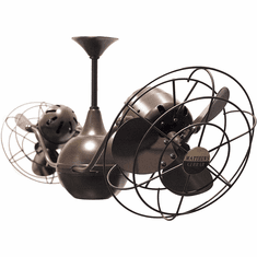 Matthews VB-BZZT-MTL Vent-Bettina Contemporary Bronzette Interior/Exterior 42" Rotational Ceiling Fan with Metal Blades