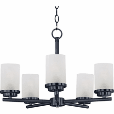 Maxim 10205FTBK Corona Black Mini Hanging Chandelier