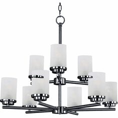 Maxim 10206FTBK Corona Black Chandelier Light