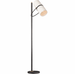 Maxim 11104OFBZAB Oscar Contemporary Bronze / Antique Brass Floor Lamp