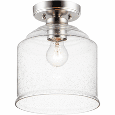 Maxim 12270CDSN Acadia Modern Satin Nickel Flush Mount Light Fixture