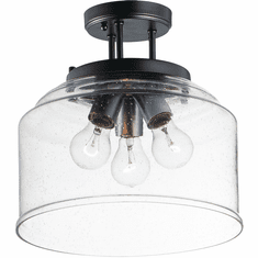 Maxim 12271CDBK Acadia Modern Black Flush Mount Lighting Fixture