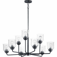 Maxim 12277CDBK Acadia Modern Black Chandelier Light