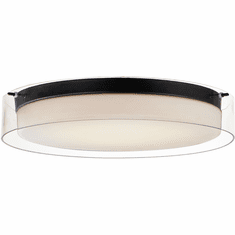 Maxim 12286CLSWBK Duo Contemporary Black LED 20" Home Ceiling Lighting