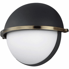 Maxim 12418SWBKWBR Duke Modern Black / Weathered Brass Sconce Lighting