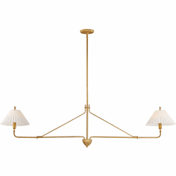 Maxim 18312SWGL Kismet Contemporary Gold Leaf Kitchen Island Light Fixture