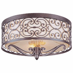 Maxim 21151WHUB Mondrian Traditional Flush Mount Lighting