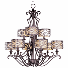 Maxim 21156WHUB Mondrian Large 9-light Traditional Chandelier Lighting