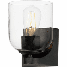 Maxim 21231CLBK Scoop Contemporary Black Lighting Sconce
