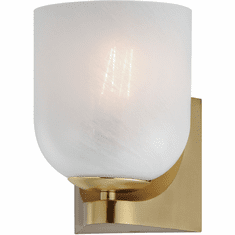 Maxim 21231MRNAB Scoop Modern Natural Aged Brass Wall Sconce