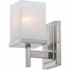 Maxim 2151LNSN Tetra Contemporary Satin Nickel Wall Sconce Lighting