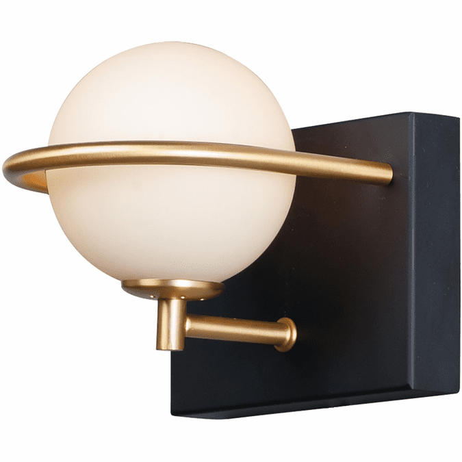 Maxim 21601SWBKGLD Revolve Modern Black / Gold LED Wall Mounted Lamp
