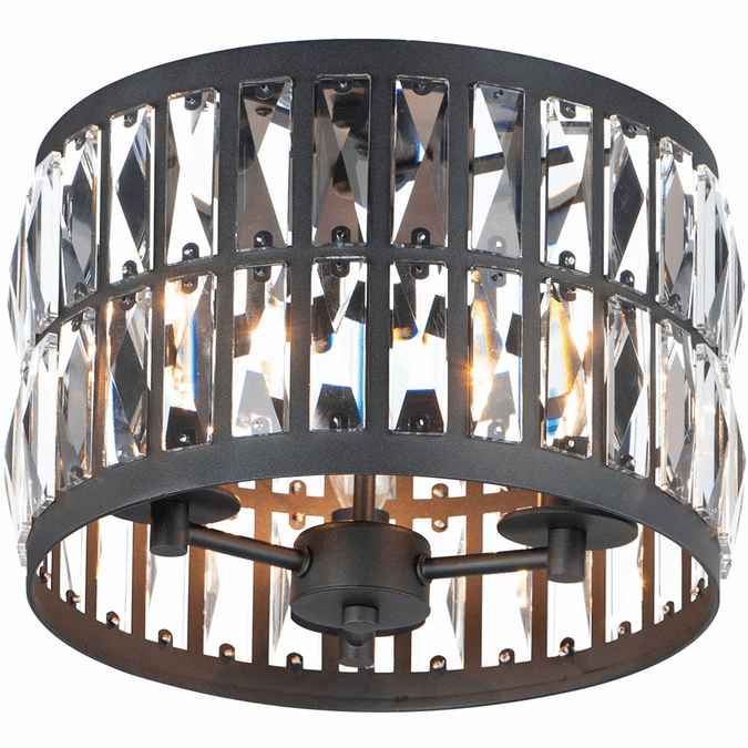 Maxim 21810BCBK Madeline Contemporary Black Flush Mount Lighting
