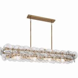 Maxim 21826TCWBR Loren Modern Weathered Brass Island Lighting