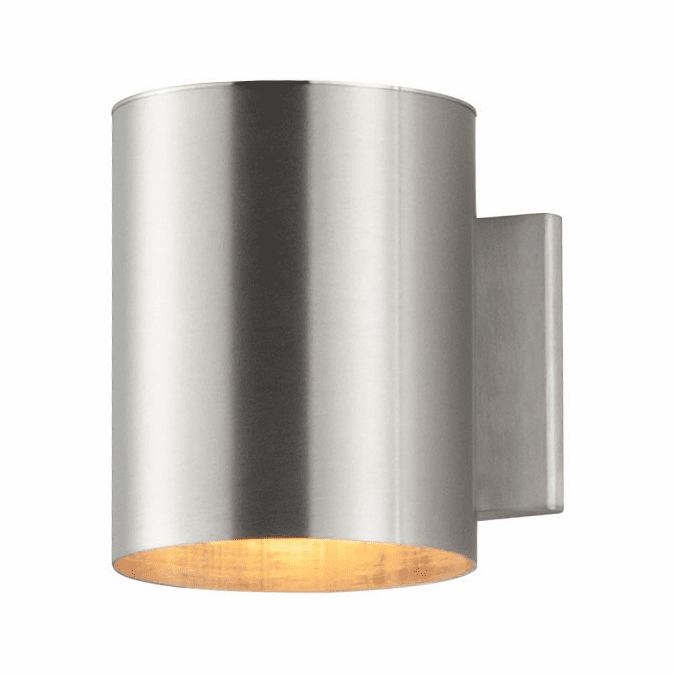 Maxim 26101AL Outpost Modern Brushed Aluminum Outdoor 7" Light Sconce