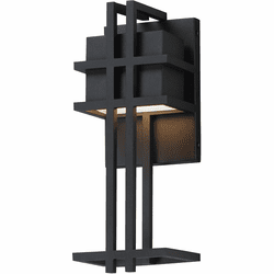 Maxim 30772BK Prairie Contemporary Black LED 5" Light Sconce