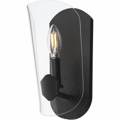 Maxim 32351CLBK Armory Contemporary Black Wall Lamp