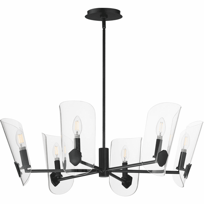 Maxim 32356CLBK Armory Contemporary Black Hanging Chandelier
