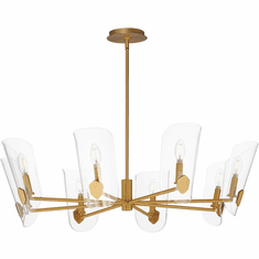 Maxim 32358CLNAB Armory Modern Natural Aged Brass Hanging Chandelier