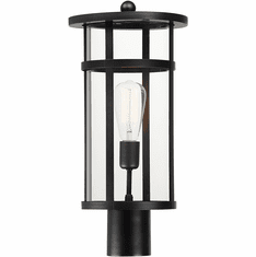 Maxim 40620CLBK Clyde Vivex Black Outdoor Post Light Fixture