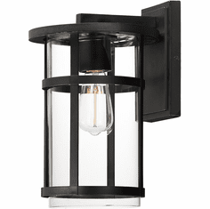 Maxim 40623CLBK Clyde Vivex Black 9" Outdoor Wall Light Fixture