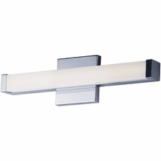 Maxim 52000PC Spec Vanity Modern Polished Chrome LED 18" Lighting For Bathroom