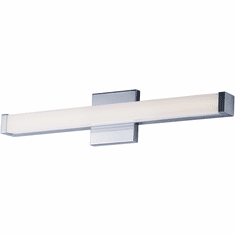 Maxim 52002PC Spec Vanity Contemporary Polished Chrome LED 24" Bathroom Lighting Fixture