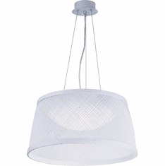 Maxim 54374WT Bahama Modern White LED 20" Ceiling Pendant Light