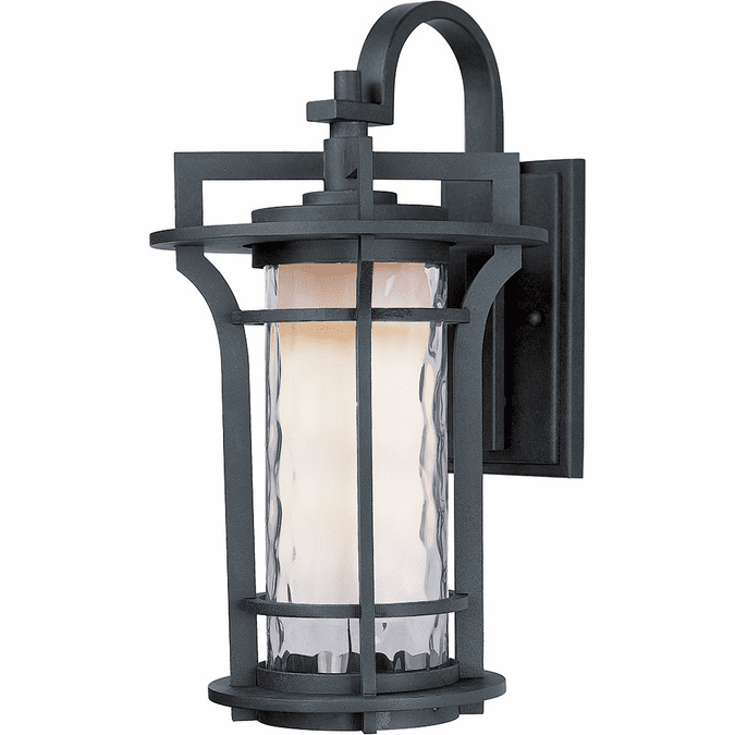 Maxim 65785WGBO Oakville LED E26 Modern Black Oxide LED Outdoor 10" Wall Lighting Fixture