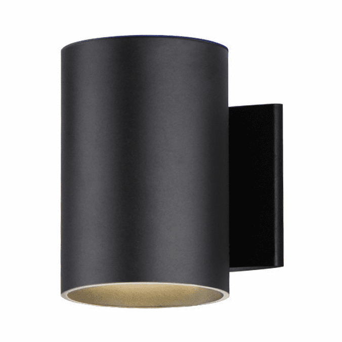 Maxim 86401BK Outpost Modern Black LED Exterior 7" Wall Sconce