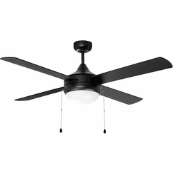 Maxim 88794BK Quattro Modern Black LED 52" Home Ceiling Fan