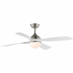 Maxim 88811SN Bola Contemporary Satin Nickel LED 52" Ceiling Fan