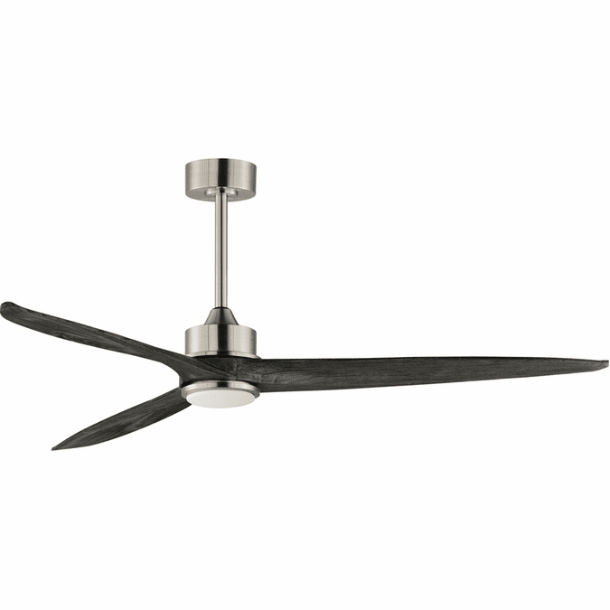 Maxim 88834SN Woodwind Contemporary Satin Nickel LED 80" Home Ceiling Fan