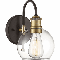 Meridian M50040ORBNB Oil Rubbed Bronze Exterior Wall Light Fixture