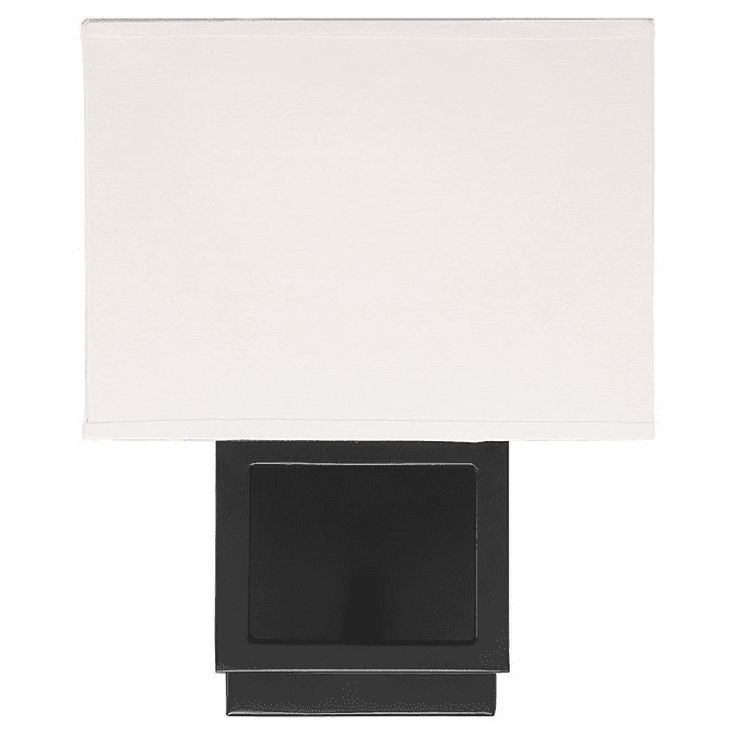 Meridian M90009MBK Contemporary Matte Black Wall Sconce - MER-M90009MBK