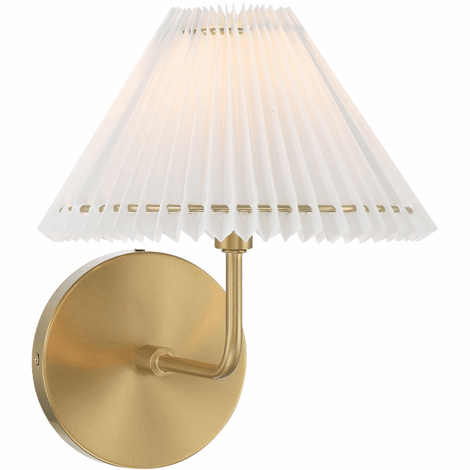 Meridian M90105NB Natural Brass Lighting Sconce MERM90105NB
