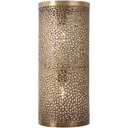 Metropolitan N1501-752 Moradabad Traditional Gilded Brass Lamp Sconce