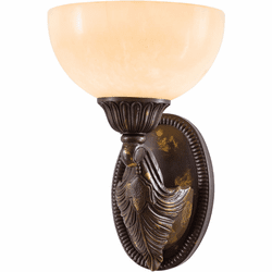 Metropolitan N200401 Traditional Antique Oxidized Bronze Wall Sconce Lighting