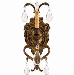Metropolitan N2144 Metro Traditional Oxidated Brass Light Sconce