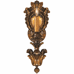 Metropolitan N2145 Metro Traditional Oxidated Brass Light Sconce