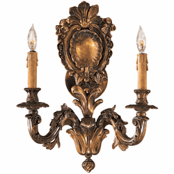 Metropolitan N2415 Traditional Oxide Brass Lighting Sconce