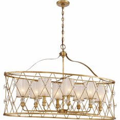 Metropolitan N6568-596 Victoria Park Modern Elara Gold Island Lighting